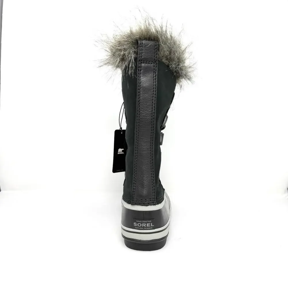 SOREL Women’s Joan of Arctic Winter Snow Boots Black Faux Fur Size 8 New